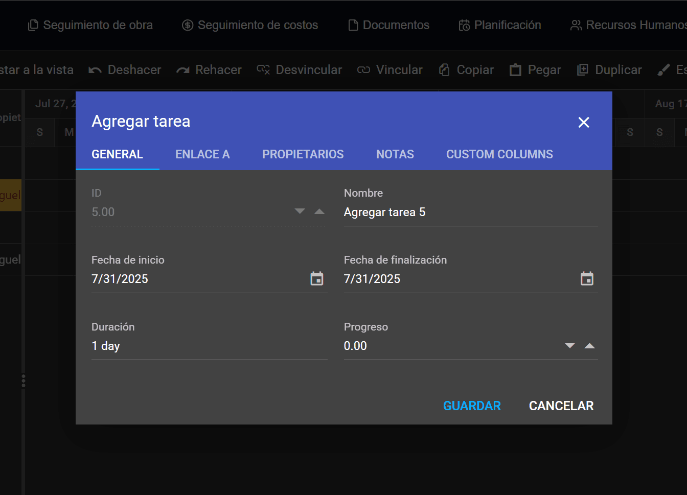 Define tu estructura de trabajo
